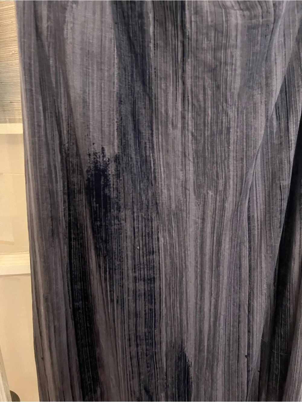 Soma One-Shoulder Maxi Dress in Charcoal